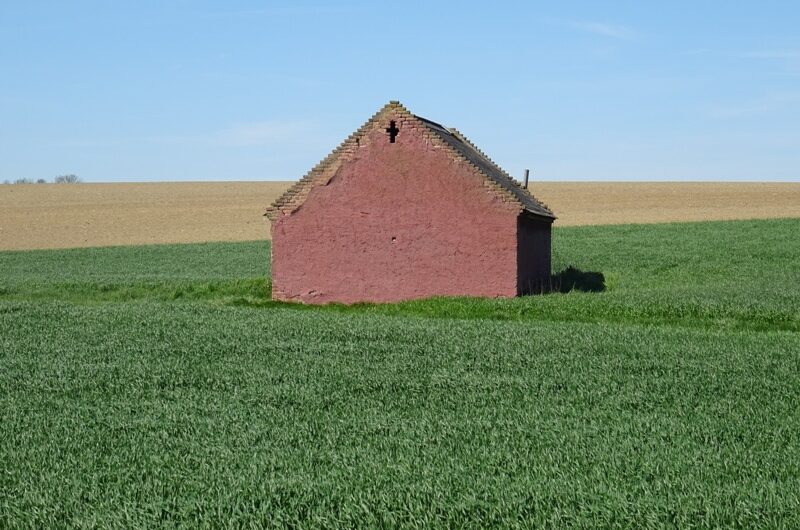 Rotes Haus am Feld