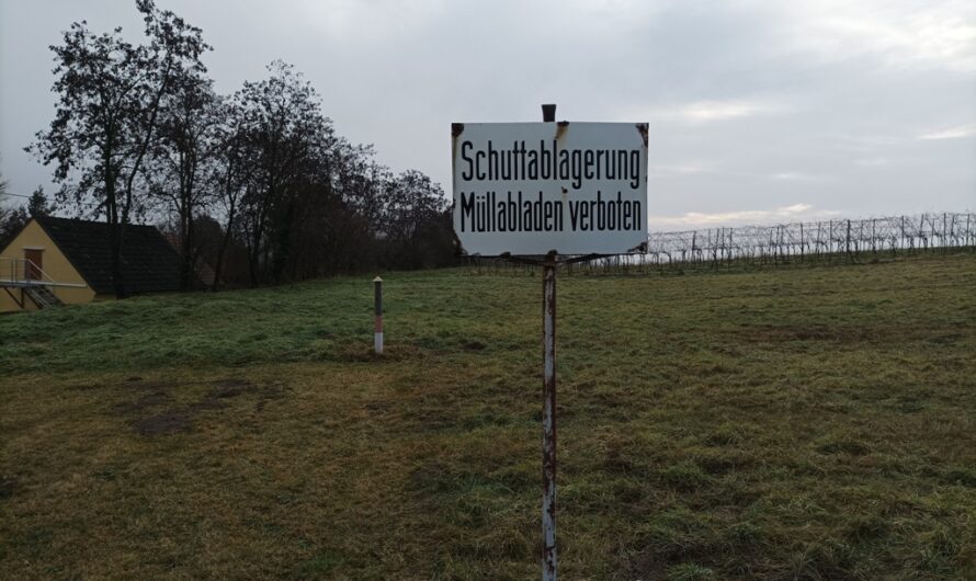 Müllablagerung verboten